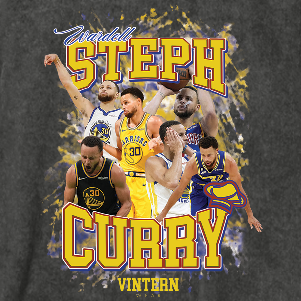 Vintern Chef Curry - Unisex Oversized Vintage Wash T-Shirt
