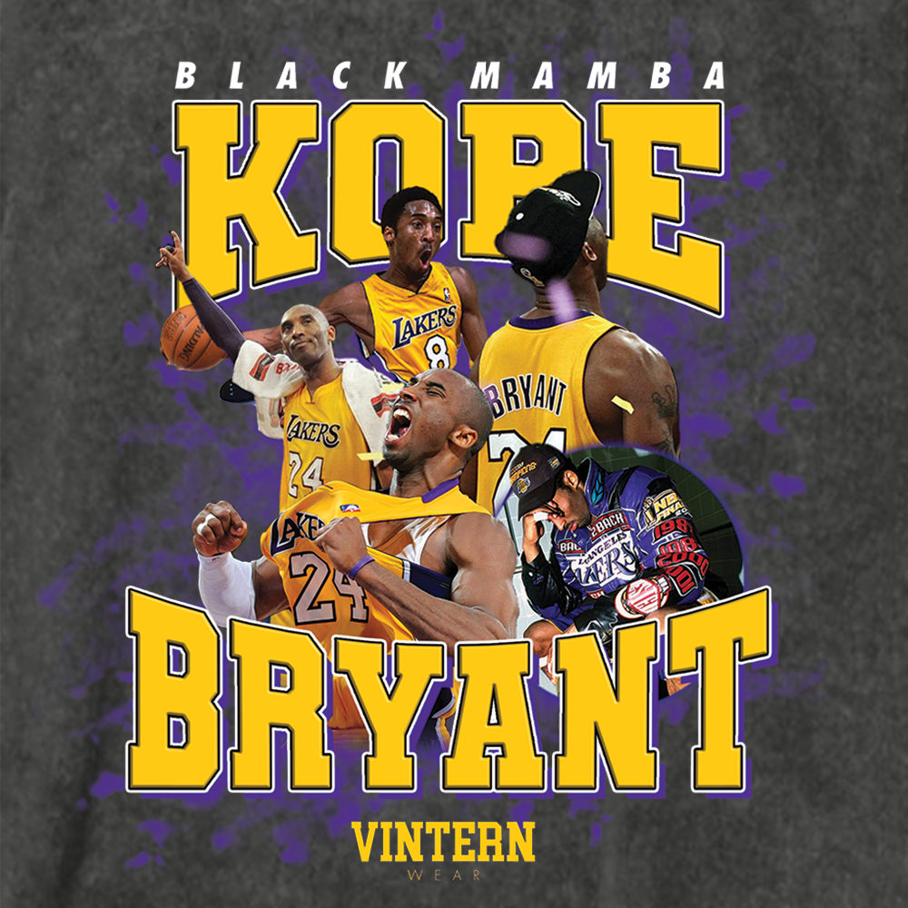 Vintern Mamba - Unisex Oversized Vintage Wash T-Shirt