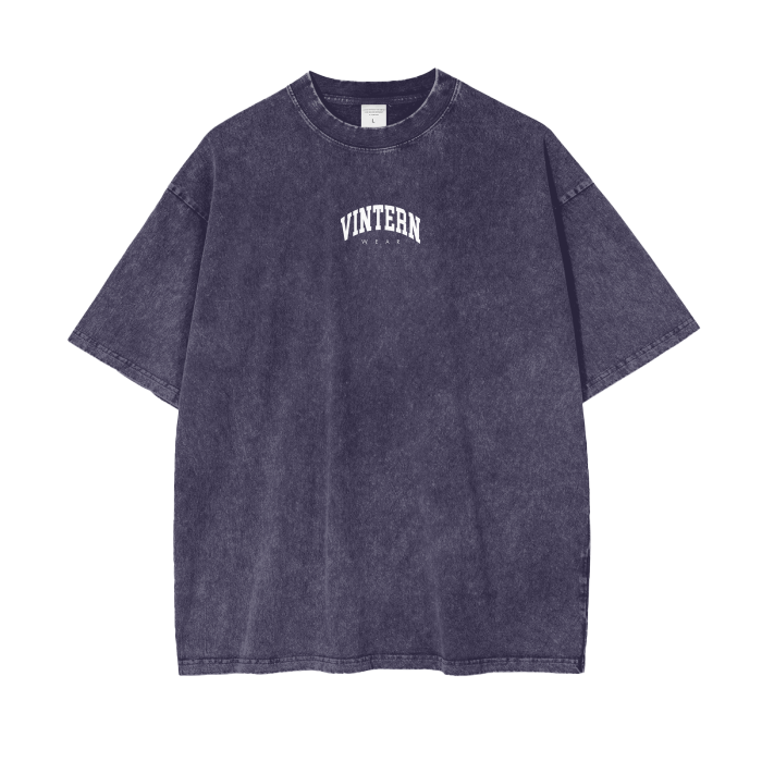 The Vintern Classic T - Unisex Oversized Vintage Wash T-Shirt