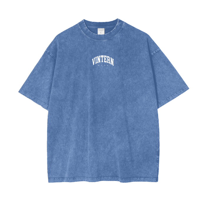 The Vintern Classic T - Unisex Oversized Vintage Wash T-Shirt