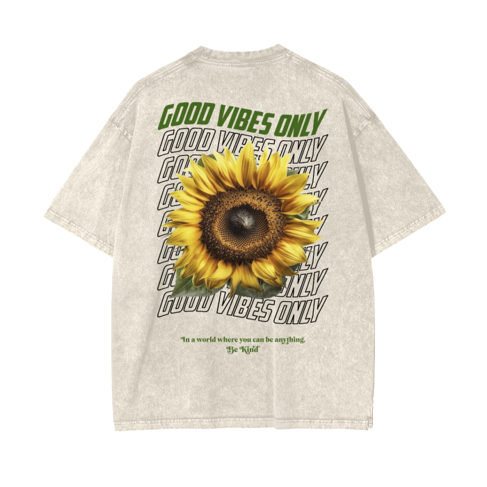 tan,beige,streetwear,vintern,vintage,mordern,apparel,design,art,artsy,sunflowers,flowers,good vibes,positive message,be kind,wholesome,good energy,green,brown,yellow,gold,black,quote,cute shirt,shirts,tshirts,summer,drip,clothing,clothes,tops,good vibe,support,love,MOQ1,Delivery days 5